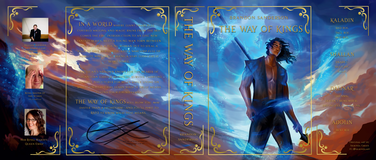 Beta Dust Jacket - Way of Kings